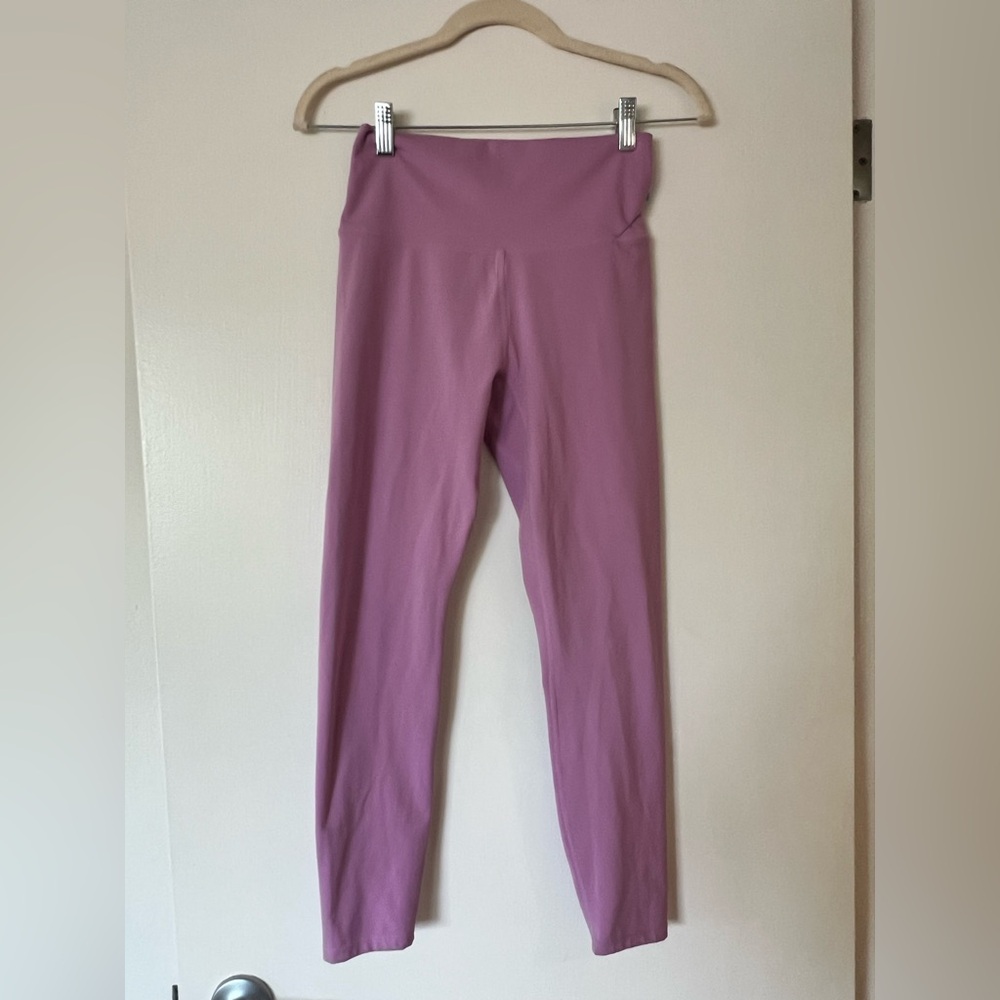 Varley Mauve High-Waist Leggings